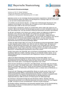 Die deutsche Schutzraumstrategie / 12/12/2025 / Prof. Dr. Norbert Gebbeken