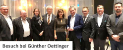 Gespräch mit EU-Haushaltskommissar Günther Oettinger
