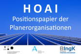 Zukunft der HOAI - Positionspapier der Planerorganisationen