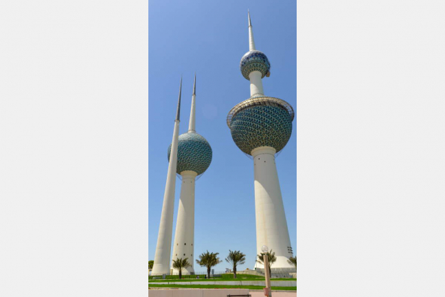 Platz 7: Kuwait Towers - der höchste „reine“ Wasserturm Platz 7: Kuwait Towers - der höchste „reine“ Wasserturm