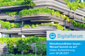 Digitalforum: Klimafreundlicher bauen - Video-Aufzeichnung vom 26.08.2021 - Kostenfrei!