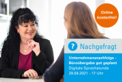 Digitale Sprechstunde: Unternehmensnachfolge - 29.09.2021- Online - Kostenfrei