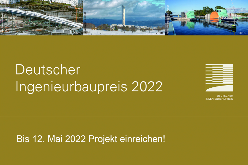 Deutscher Ingenieurbaupreis 2022 ausgelobt