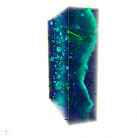 Visualisierung desselben Risses im CT-Bild - © Fraunhofer ITWM