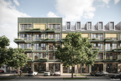 Urbaner Holzbau: Farbige Fassaden steigern Akzeptanz