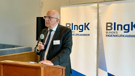 Dr.-Ing. Heinrich Bökamp, Präsident der Bundesingenieurkammer