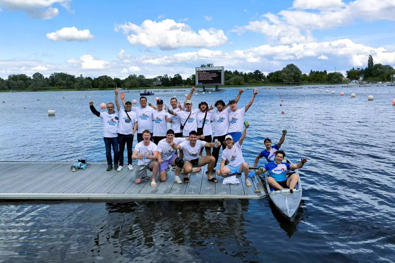 Gewinner der Betonkanu-Regatta 2024: Beton schwimmt doch! 