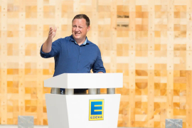 Max Wörner, Vorstand der TRIQBRIQ AG. Foto: Christian Schwier / Edeka  Minden-Hannover