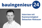 Bauingenieur 24: Interview mit Kammermitglied Sebastian Niebauer zu Traineeprogramm und Gebäudetyp-E