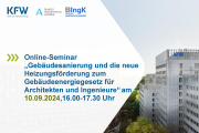 Gebäudesanierung und die neue Heizungsförderung zum Gebäudeenergiegesetz - 10.09.2024 - Online - Kostenfrei