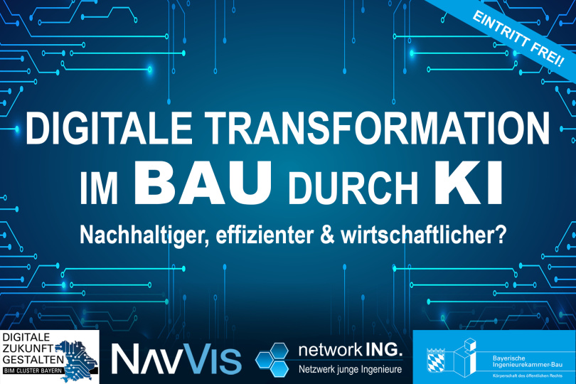 Digitale Transformation im BAU durch KI - BIM Weeks Bayern - 10.10.2024 - München - Kostenfrei!