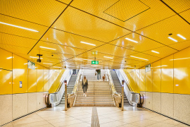  Modernisierung des U-Bahnhofs Sendlinger Tor in München. Foto: Florian Schreiber Fotografpe / SSF Ingenieure 