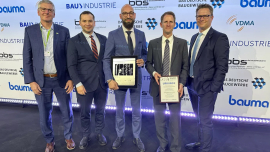 Verleihung des bauma Innovationspreis 2025 für das Tunnel Enlargement Systems (TES)