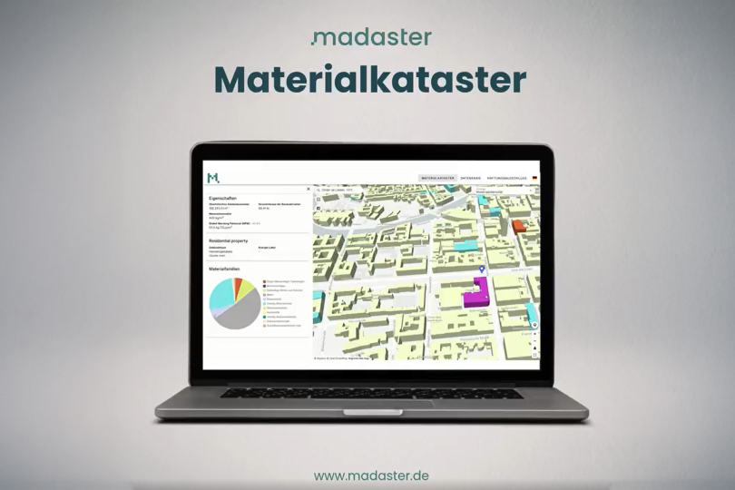 Madaster erstellt virtuelles Materialkataster für alle deutschen Städte und Gemeinden