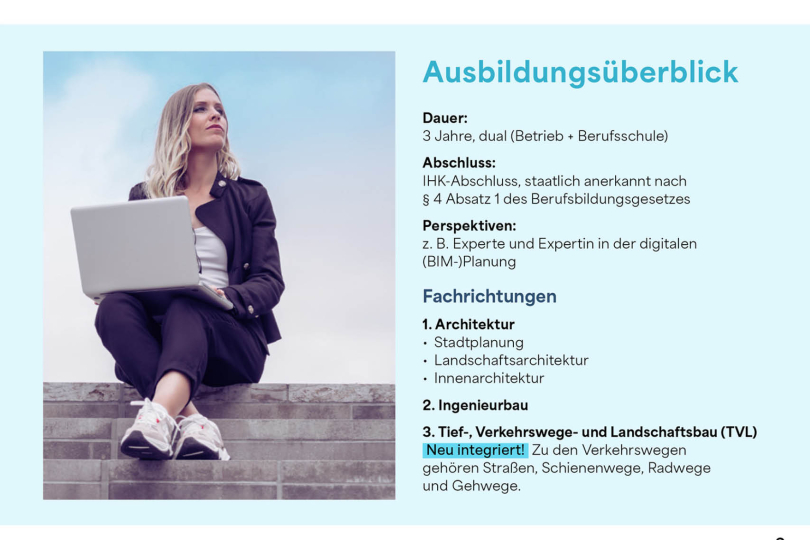 Bautechnischer Konstrukteur - Inhalte der neuen Ausbildung