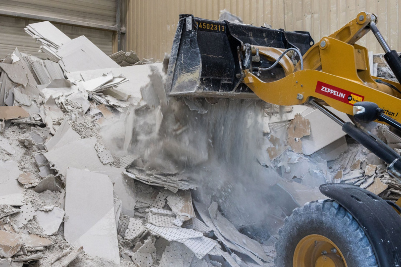 Eine der modernsten Gipsrecyclinganlagen Europas entsteht in Bayern