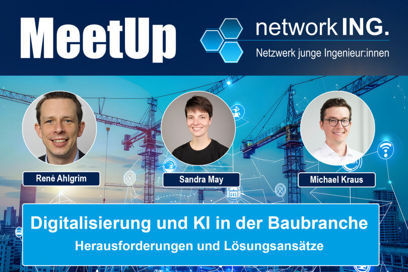 MeetUp: Digitalisierung und KI in der Baubranche - 16.10.2025 - München - Kostenfrei 