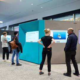 Ausstellung „Infrastruktur Straße & Schiene“ vom 18. - 28.11.2025. Foto: Klaus D. Wolf  / StMB