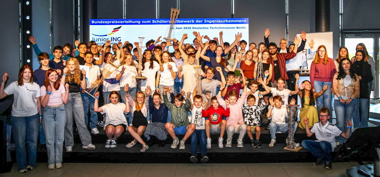 Bundesingenieurkammer verleiht Nachwuchspreis Junior.ING in Berlin. Foto: Torsten George / BIngK