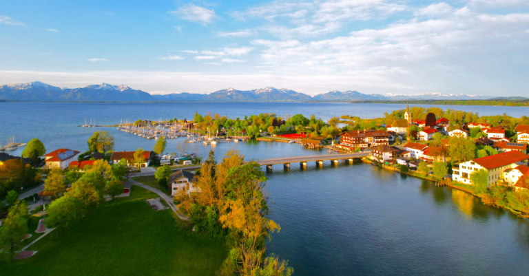 Umgebung der Alzbrücke Seebruck. Foto: Yaser Heideri / WTM Engineers