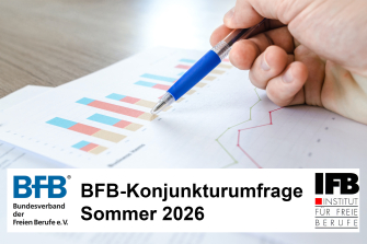 Konjunkturumfrage des Bundesverbandes der Freien Berufe 