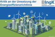 Bundesingenieurkammer: Kritische Stellungnahme zur Umsetzung der Energieeffizienzrichtlinie