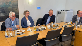 Parlamentarisches Frühstück mit Abgeordneten der Freie Wähler Landtagsfraktion. © BayIka-Bau