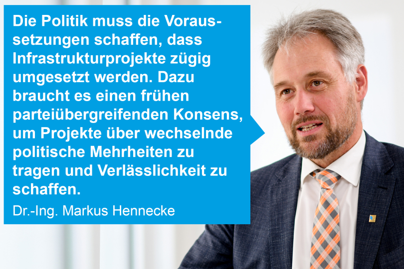 Rin in die Kartoffeln, raus aus den Kartoffeln: „Stop and Go“ bei Infrastrukturprojekten
