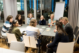 Nina Jelínek beim Kick-off des Frauennetzwerks ingenieurinnen@bayika im Februar 2026.