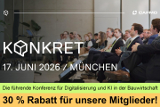 Konferenz KONKRET 2026 - 17.06.2026 - München - 30% Rabatt für Mitglieder