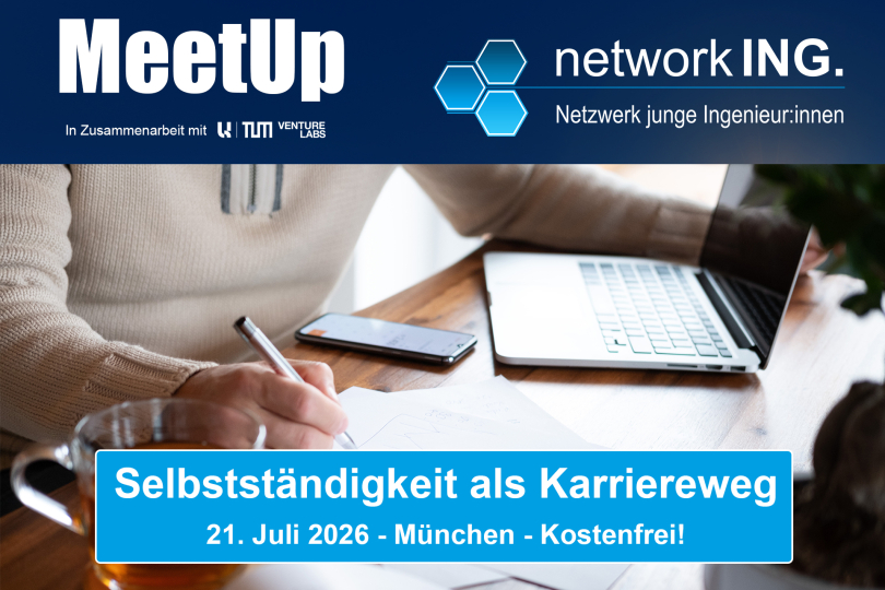 MeetUp: Selbstständigkeit als Karriereweg - 21.07.2026 - München - Kostenfrei!