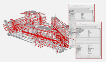Gewerkemodell Heizung. © IBF Ingenieurgesellschaft