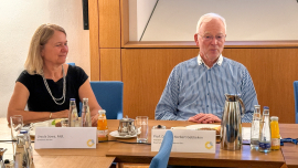 Ursula Sowa und Prof. Dr. Norbert Gebbeken
