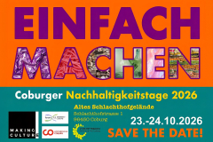 Stadtplanung. Bauen. Zirkularität: RegioCOP meets Coburger Nachhaltigkeitstage - 24.10.2026 - Coburg - Kostenfrei!