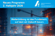 Neues Fortbildungsprogramm für das 2. Halbjahr 2026