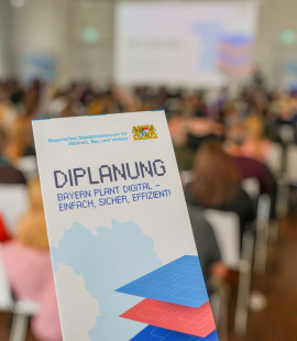 DiPlanung: Bayern plant digital - einfach, sicher, effizient. Foto: StMB