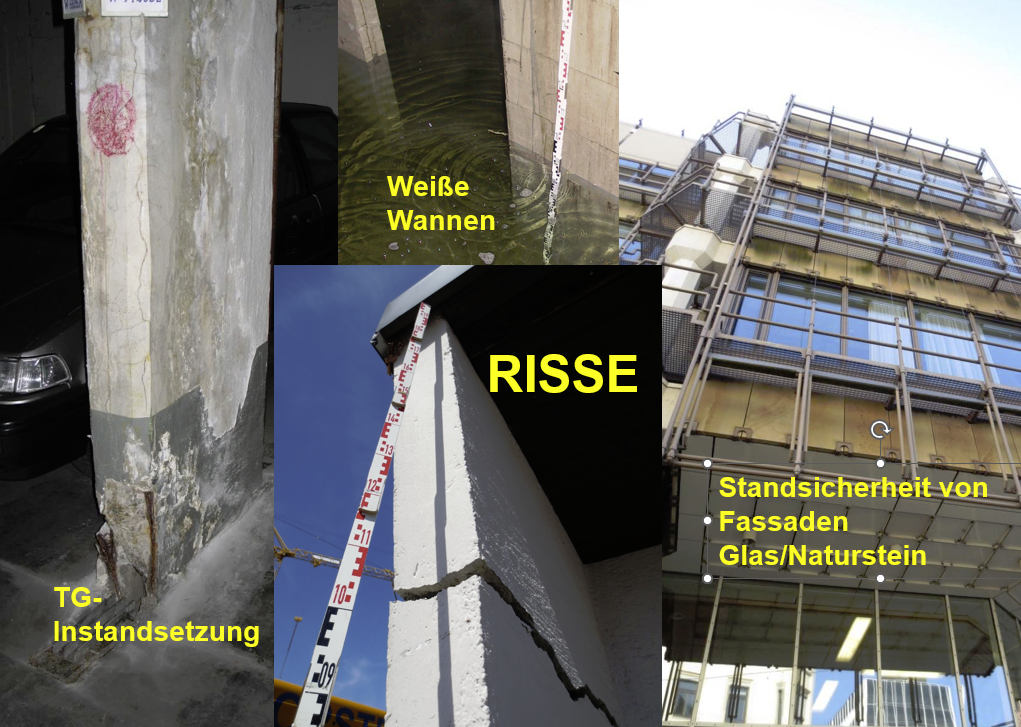 Baumängel - Bauschäden: Ursachen und ihre Instandsetzungen
