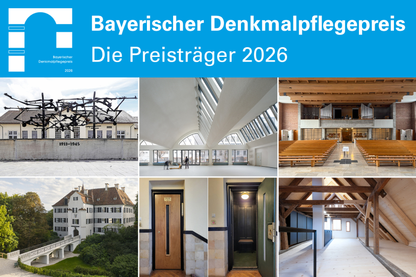 Bayerischer Denkmalpflegepreis - Die Preisträger 2026