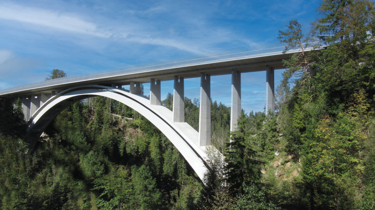 Echelsbacher Brücke - DR. SCHÜTZ INGENIEURE Beratende Ingenieure im Bauwesen PartG mbB - © Foto: DR. SCHÜTZ INGENIEURE
