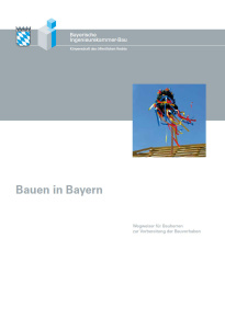 Broschüre Bauen in Bayern - Wegweiser für Bauherren