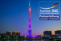 Preisverleihung Junior.ING Schülerwettbewerb - 11.03.2025 - Hochschule München - Kostenfrei!