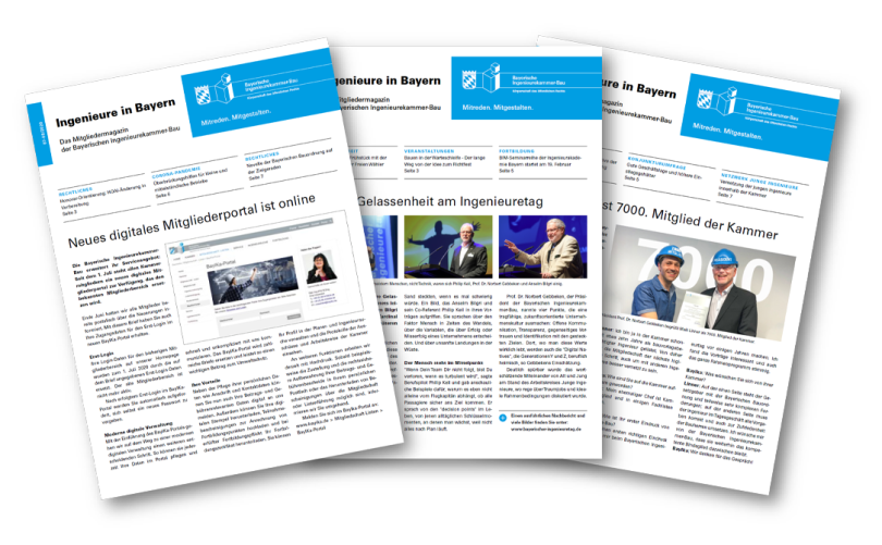 Mitgliederzeitschrift "Ingenieure in Bayern" wird eingestellt