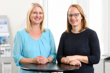 Kathrin Polzin und Veronika Eham / Referat Marketing und Öffentlichkeitsarbeit