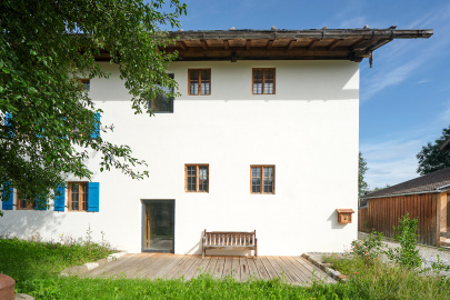 Historische Mühle in Unterammergau: Bayerischer Denkmalpflegepeis 2024 in Silber - Kategorie Private Bauwerke. Foto: Stefan Müller-Naumann